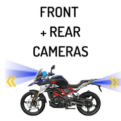 MOTORCYCLE Front + Rear Dash Cams