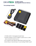 DrivrTech DT-8000 LiFePO4 Dashcam Battery